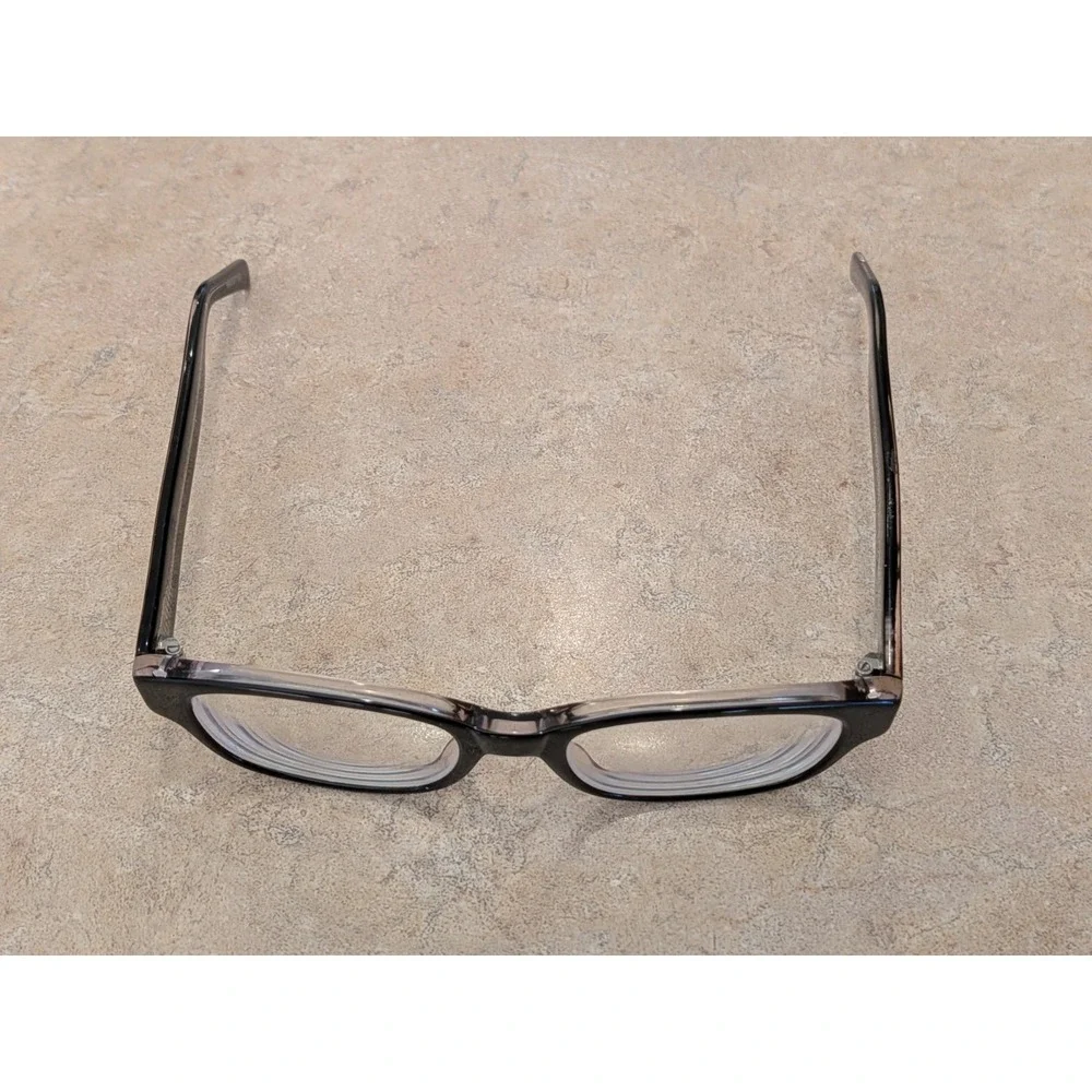 Warby Parker Eyeglasses Colton 102 Shiny Black Rectangular Frame 48-16 145